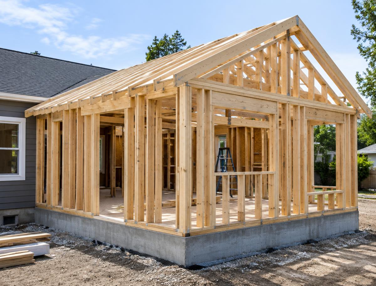 Framing project by River Carpentering